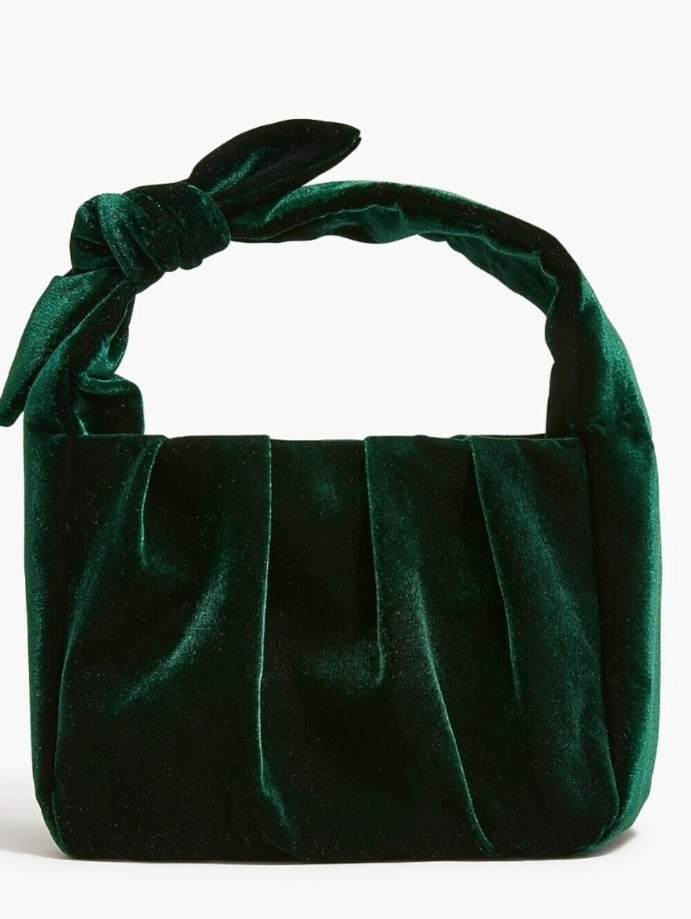 J.crew NWT Green Velvet Handbag .